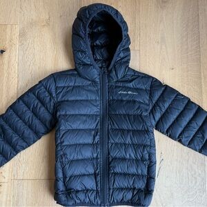 Eddie Bauer Black Puffer Jacket 3T(xxs)